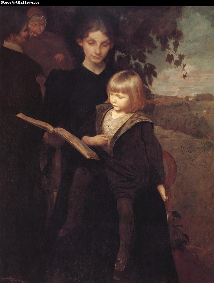 George de Forest Brush Mother and child